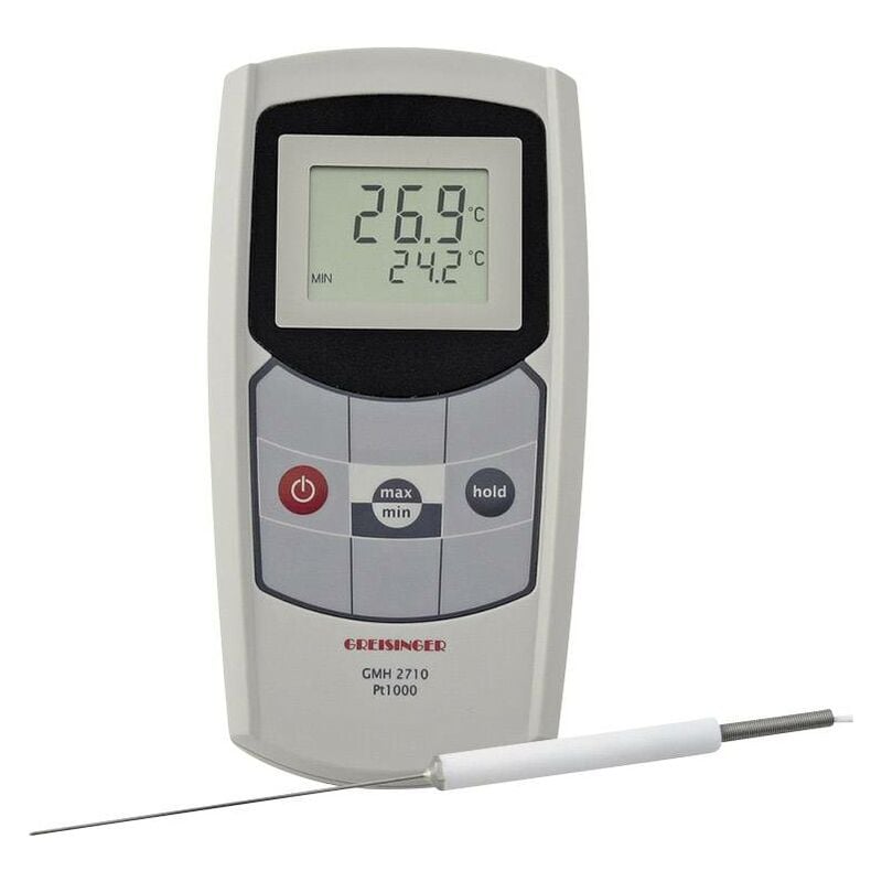 Thermomètre digital - Sonde pT100 / Compatible type K, J, E, T et R