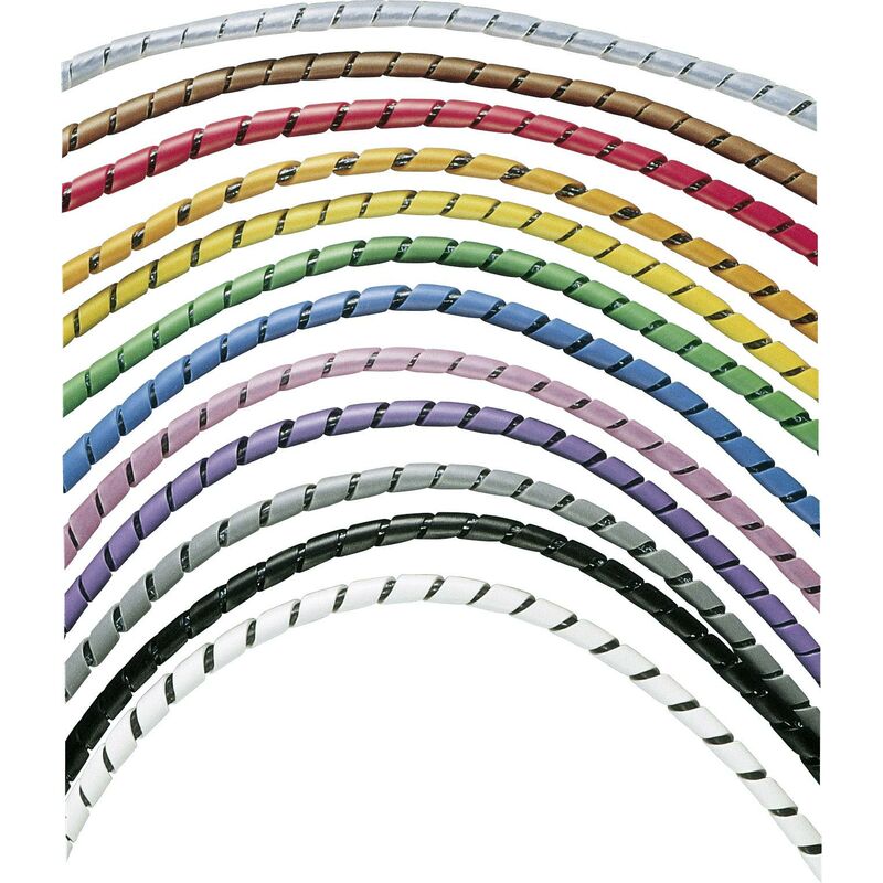 Panduit T25F-C0 Gaine spirale 4.80 à 50.40 mm noir 30.5 m Y944161