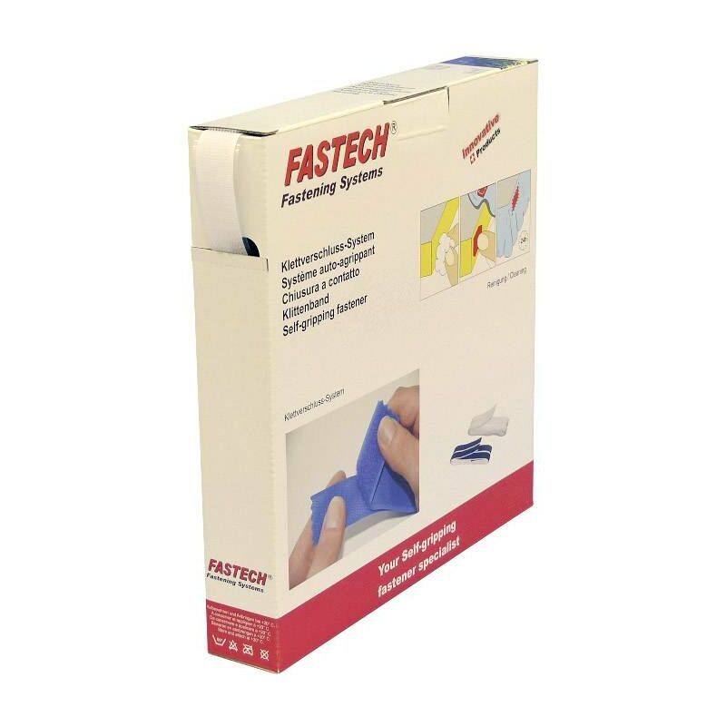 FASTECH® B20-SKL-H-000025 Bande auto-agrippante hotmelt à coller partie crochets (L x l) 25 m x 20 mm blanc 25 m W565321
