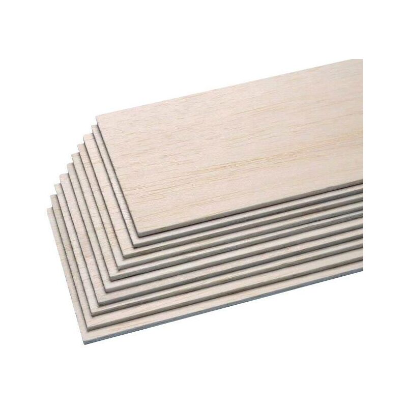 Lot De 5 Baguettes En Balsa Pichler Modellbau - 1000 X 12 X 12 Mm - Neuf Pour Modélisme