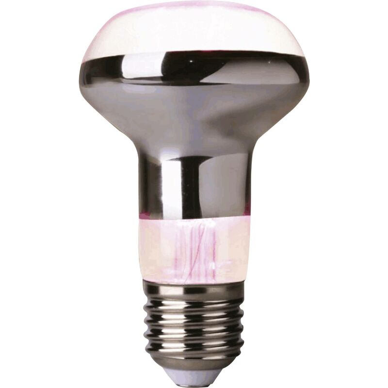 Ampoule jaune 60W E27 230V - Lampe jaune réflecteur Ø63mm