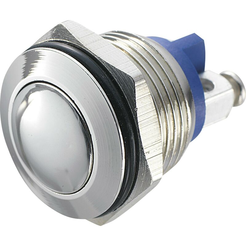 TRU COMPONENTS GQ 19F-N Pulsante Antivandalo 48 V/DC 2 A 1x Off /  On Gq 19f N Pulsante Antivandalo 48 V Dc 2 A 1x Off On Ip65 Momentaneo 1 Pz 4974841