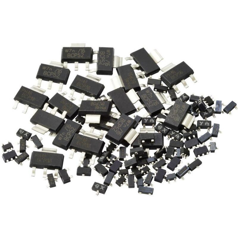 20x BC847B SMD-Transistoren Sortiment NPN 45V 0,1A Transistor - BC847B