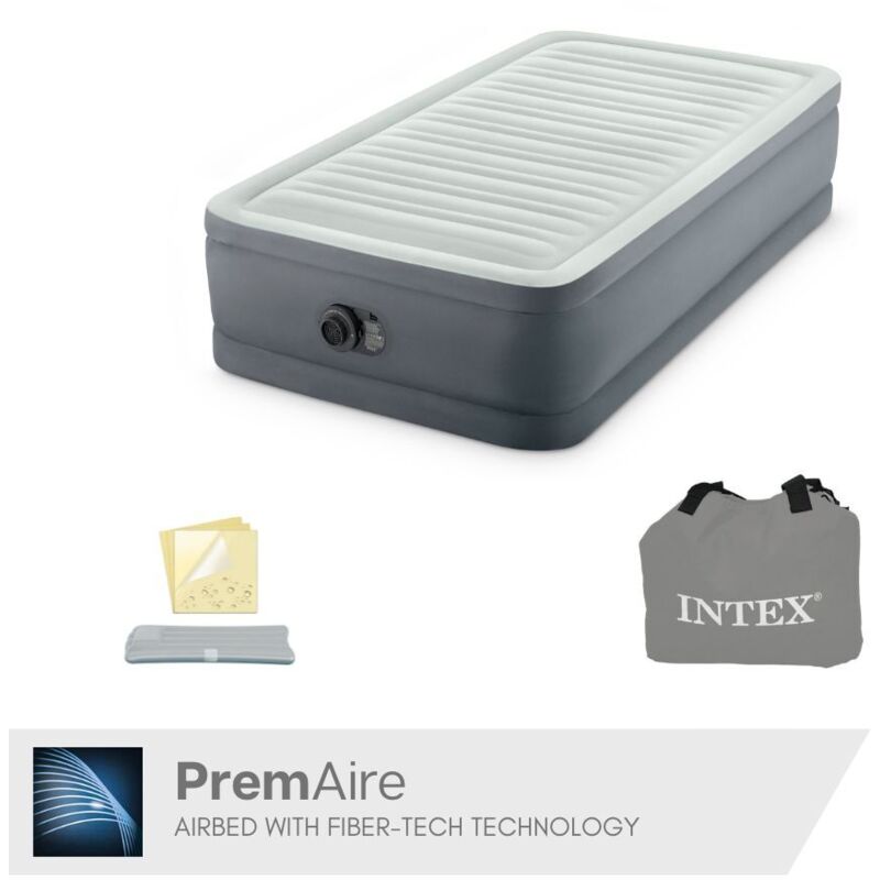 Matelas Gonflable Intex 64136ND Avec Pompe - 152x203x42 Cm, Occasion Fonctionnel
