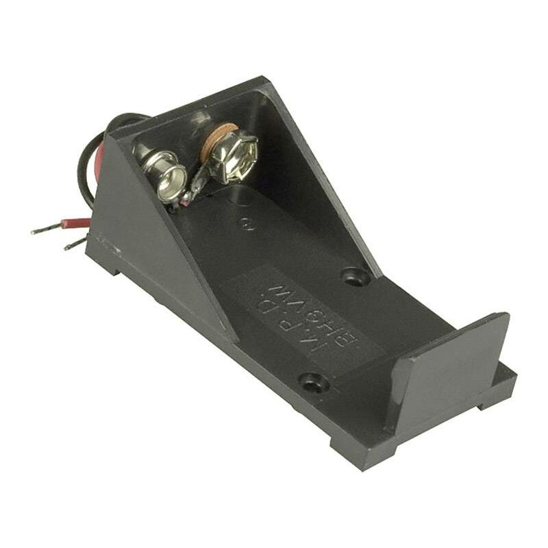 MPD BH9VW Support de pile 1x 6LR61 (9 V) raccordement par fils (L x l x H) 55 x 30 x 21 mm X772751