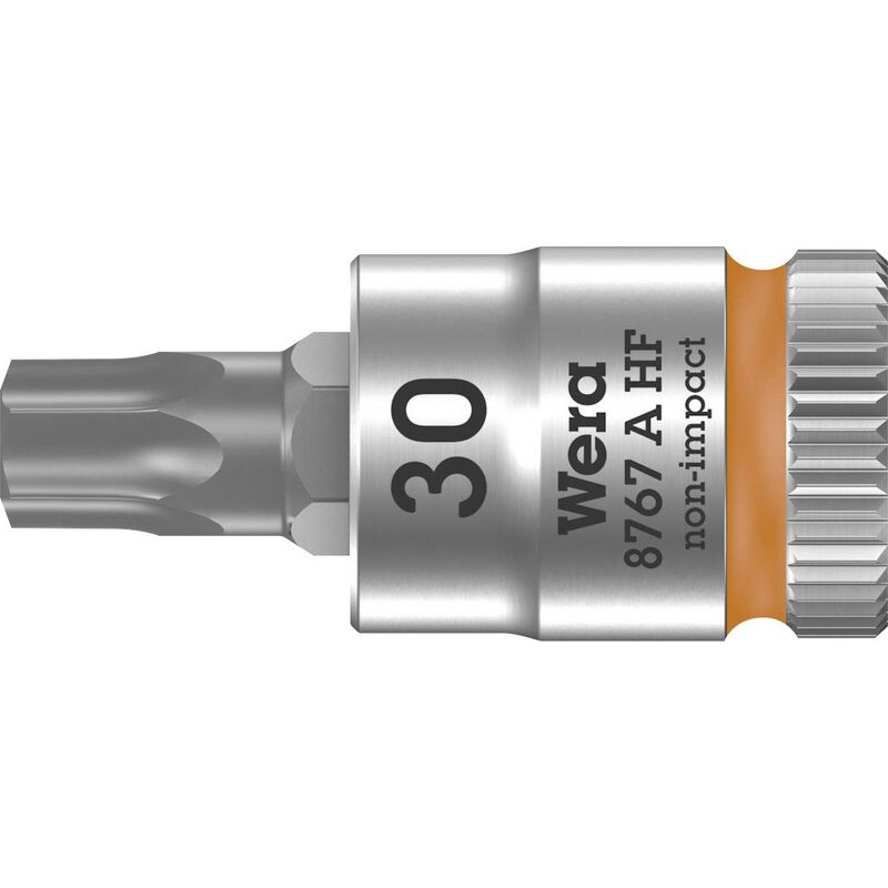 Wera 8767 A 05003369001 6 pans intérieurs (TX) Douille-embout T 30 1/4" (6.3 mm) X562301