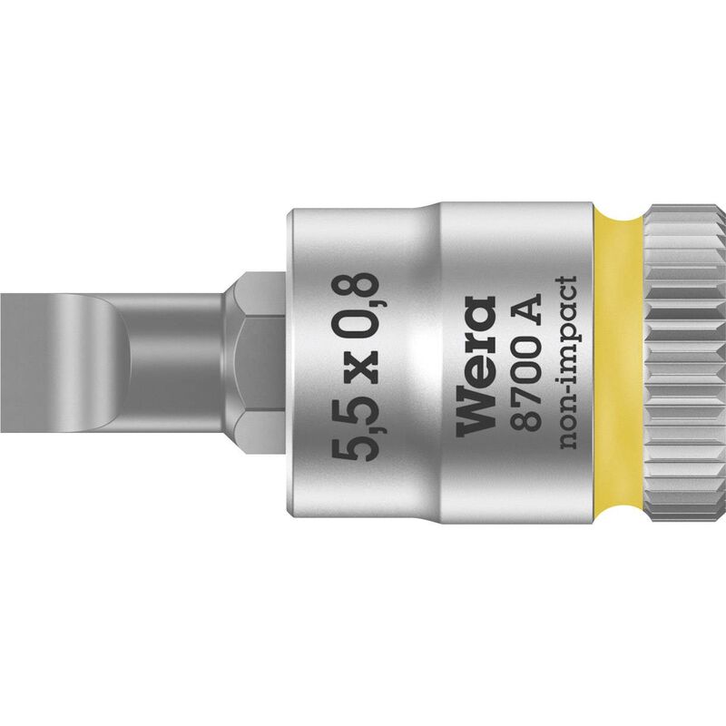 Wera 8700 A FL 05003320001 vis à fente Douille-embout 5.5 mm 1/4" (6.3 mm) X561711