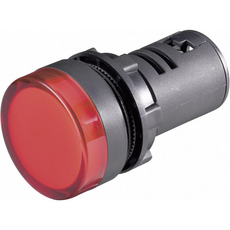 Voyant LED lumineux Rouge RS PRO, dia. 20.8mm, 220V c.a. ( Prix pour 1 )