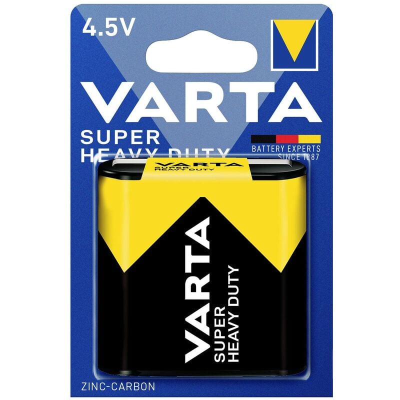 Varta SUPER HEAVY DUTY 4.5V Bli 1 Pile plate carbone-zinc (saline) 2700 mAh  4.5