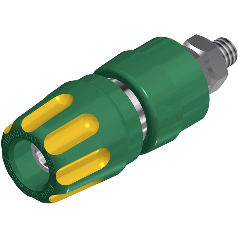 Borne de polarité Ø stylo (détails): 4 mm SKS Hirschmann PKI 10 A 930103188 jaune, vert 35 A 1 pc(s) D25240