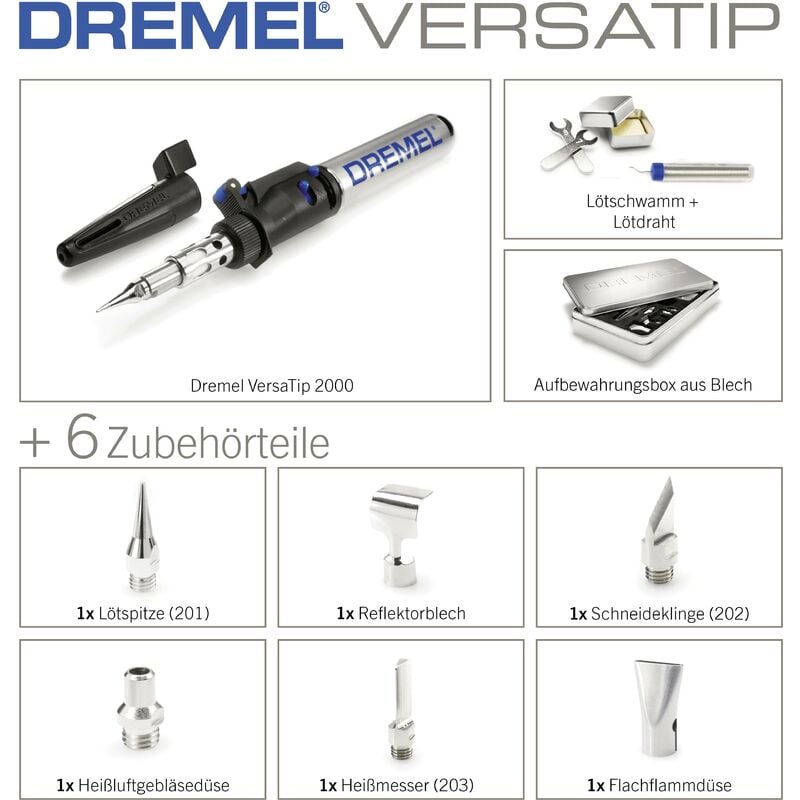 Pointes de fer à souder pour Dremel VersaTip 2000 et VersaFlame 2200,  outils iss ménagers, accessoires de bricolage