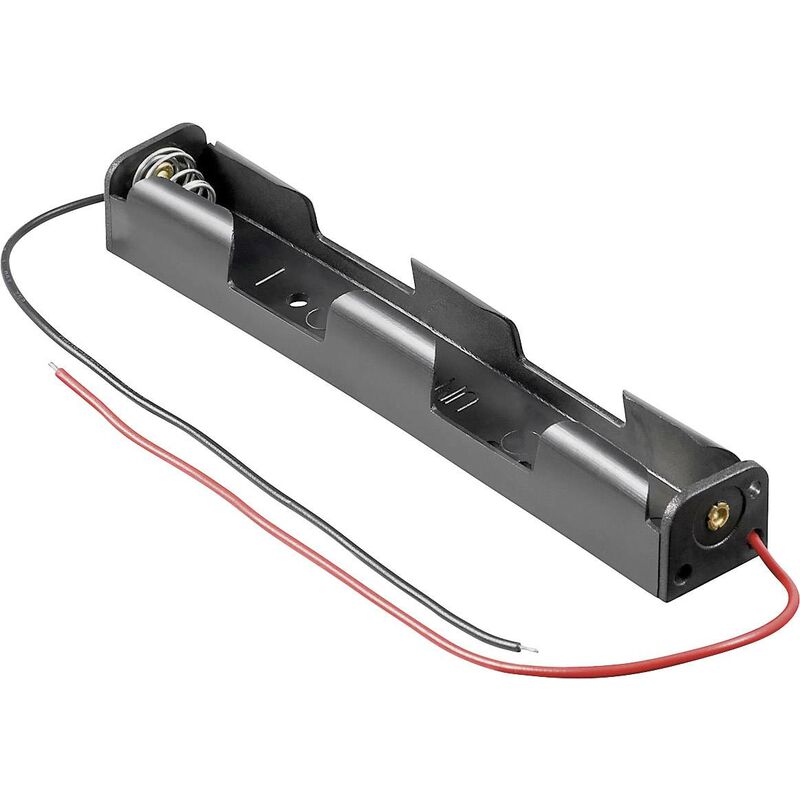 Support de pile 2x LR6 (AA) Goobay 11983 raccordement par fils (L x l x H) 109 x 16.6 x 14 mm Y961281