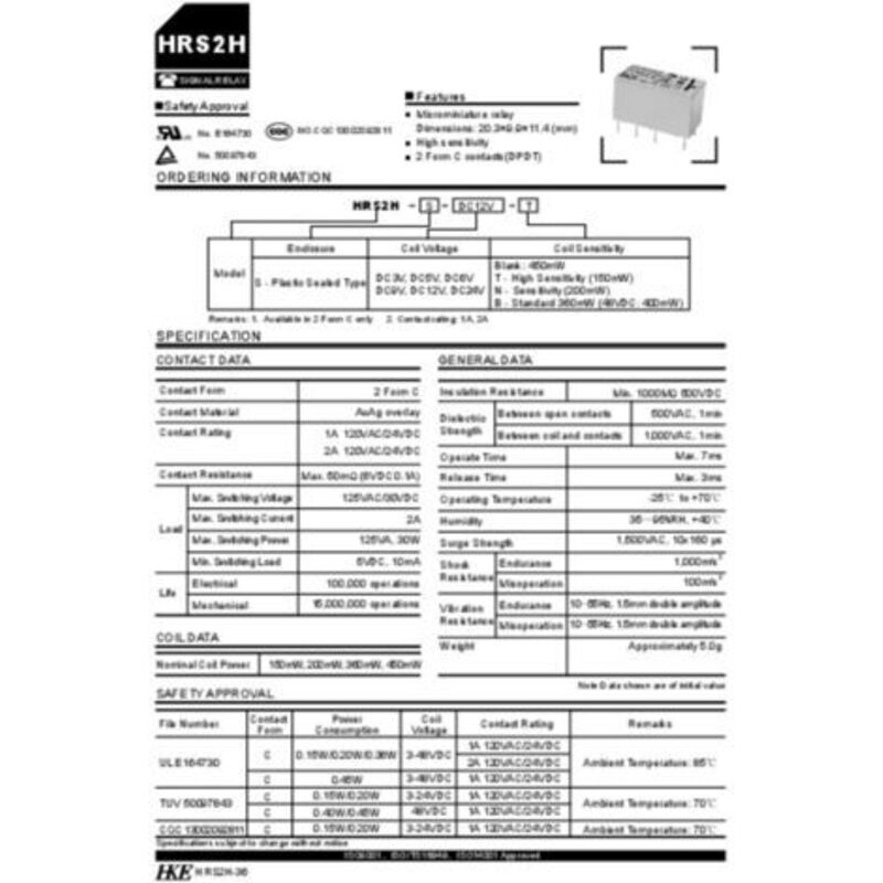 Lot De 2 Relais Moto Automatiques 4 Broches KH-1A4T / KH-1A4T-R 12V CC – Semi-conducteurs Fiables