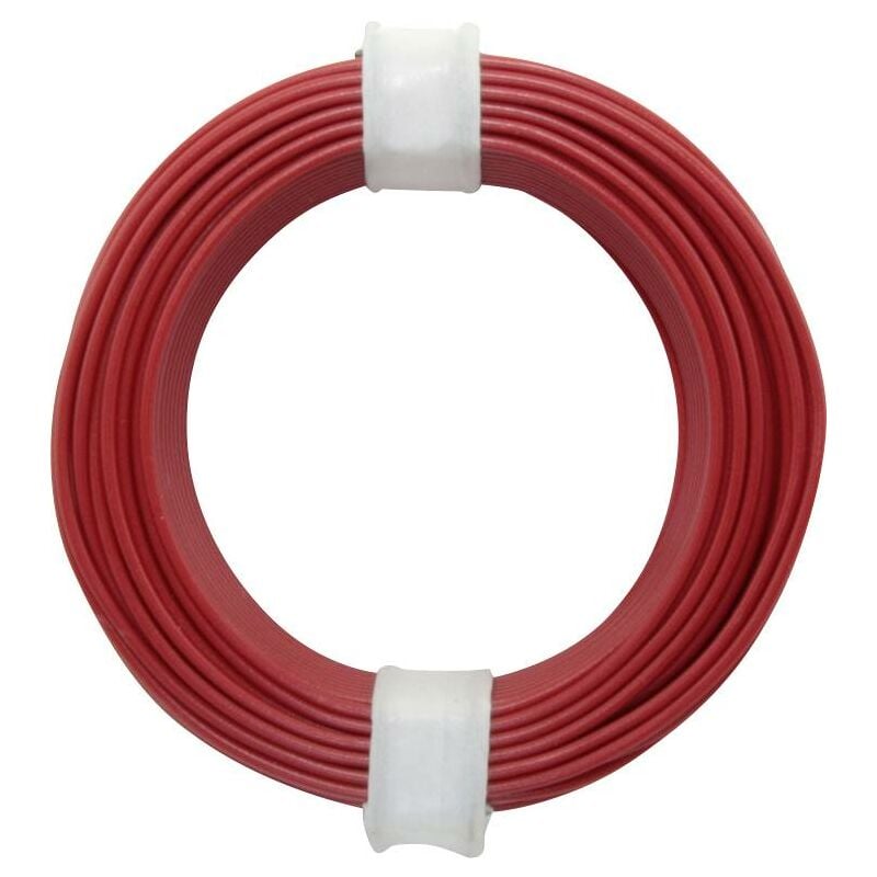 10M Cable électrique H07V-K 6mm2 rouge