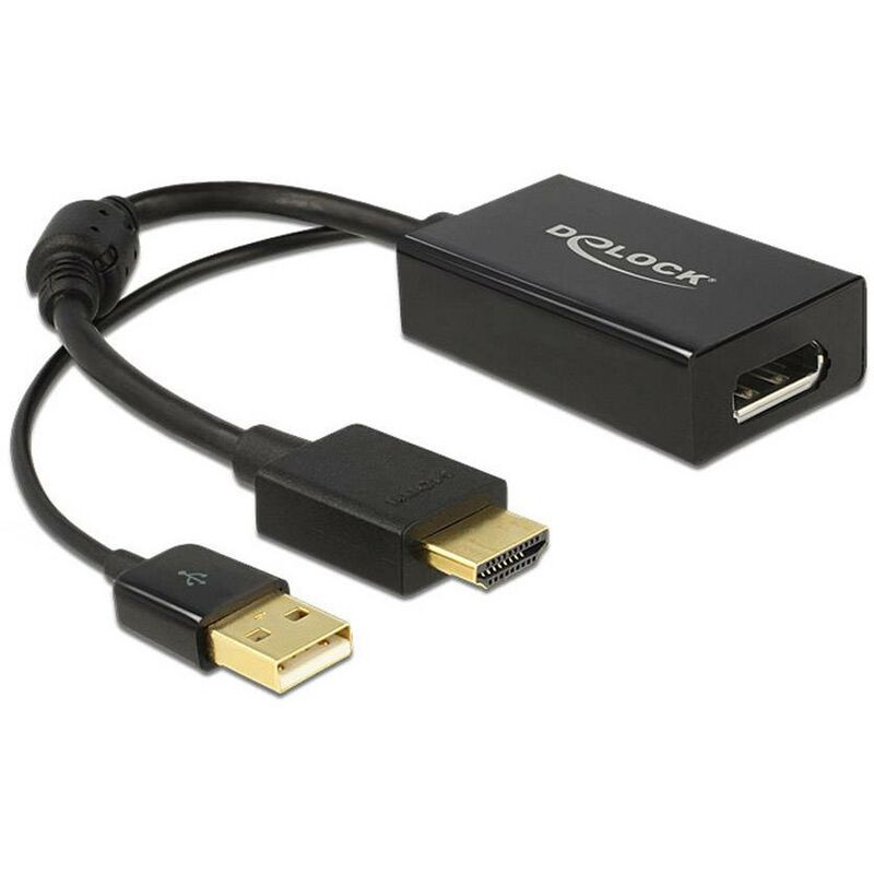 Adaptateur HDMI Femelle - HDMI Mini-C mâle + Micro-D mâle - Delock