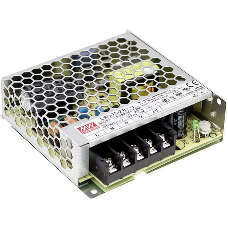 Alimentation à découpage Mean Well LRS-75-24 3.2 A 76.8 W 24 V/DC W201351