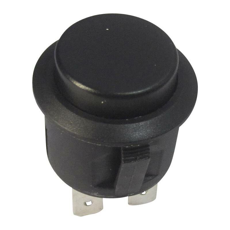 Bouton-poussoir TRU COMPONENTS TC-R13-527A-02BK 1587757 250 V/AC 6 A 1 x Off/(On) à rappel 1 pc(s) S644341