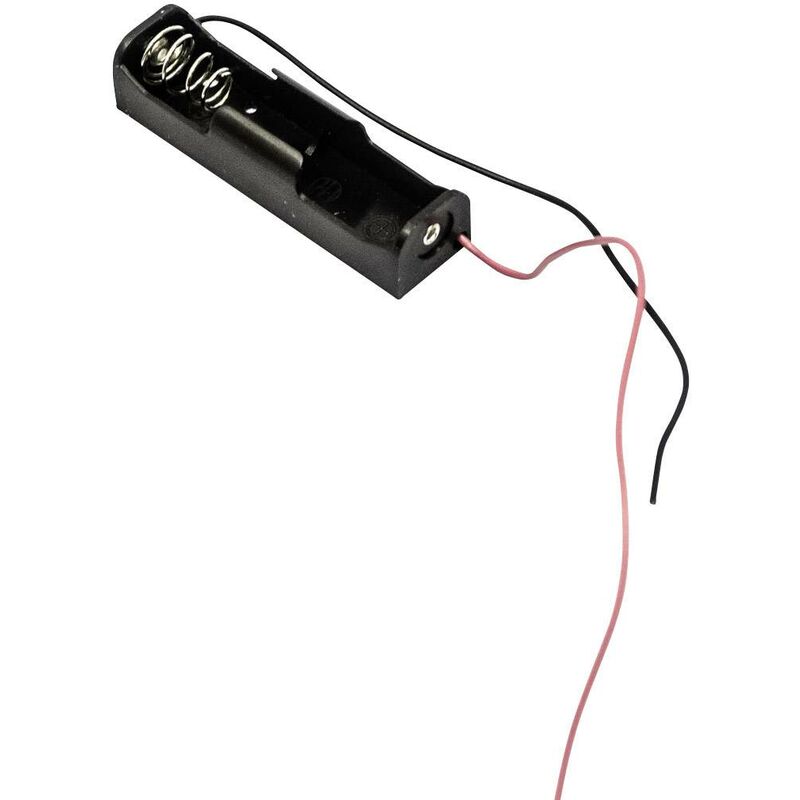 MPD BCAAAW Support de pile 1x LR3 (AAA) raccordement par fils (L x l x H) 51 x 13 x 11 mm X775091