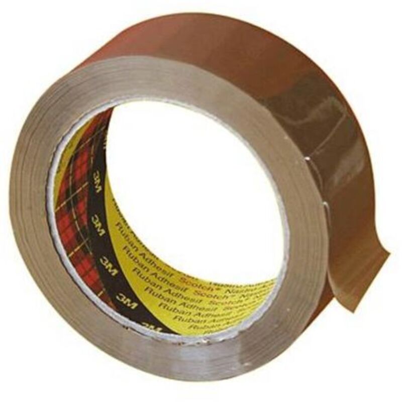 M-office Ruban Adhésif, Ruban Adhésif Marron, Rouleau De Ruban Adhésif Pour L'emballage De Boîtes, Expédition, Déménagement Et Artisanat, Sceau Sûr Et