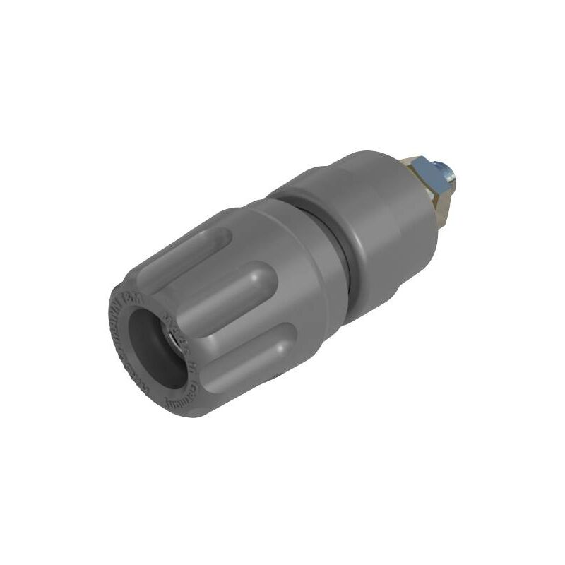 Borne de polarité Ø stylo (détails): 4 mm SKS Hirschmann PKI 10 A 930103106 gris 35 A 1 pc(s) W27255