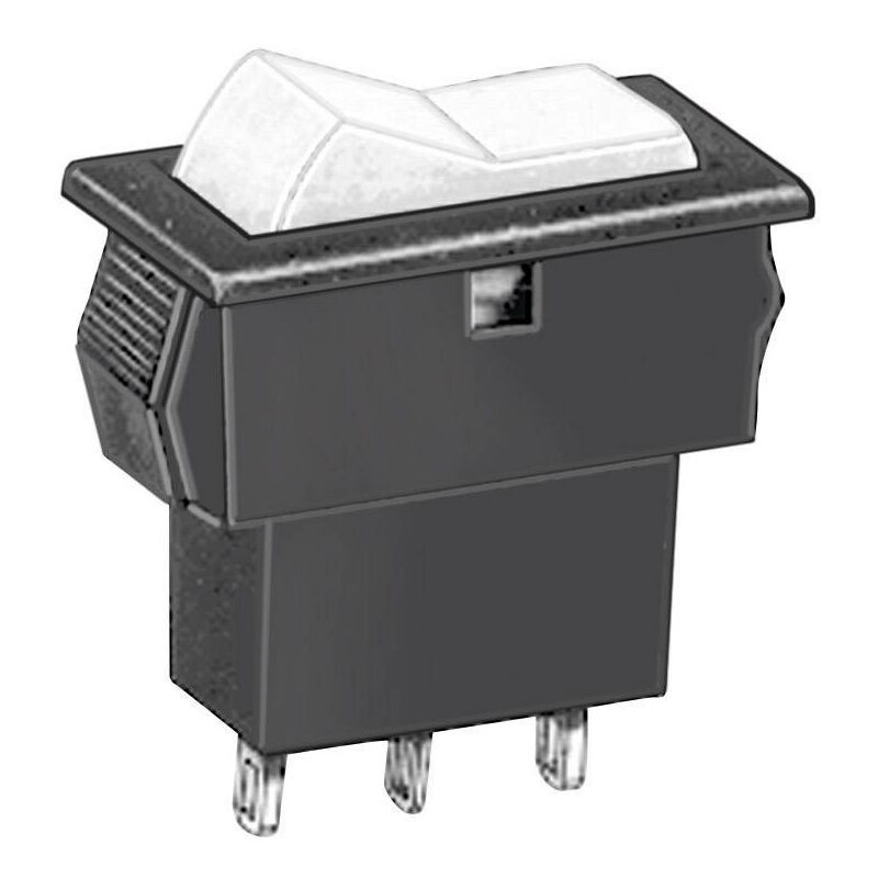Interrupteur à bascule TRU COMPONENTS TC R13 166PB 02 1587819 250 V/AC 6 A 2 x On/On à