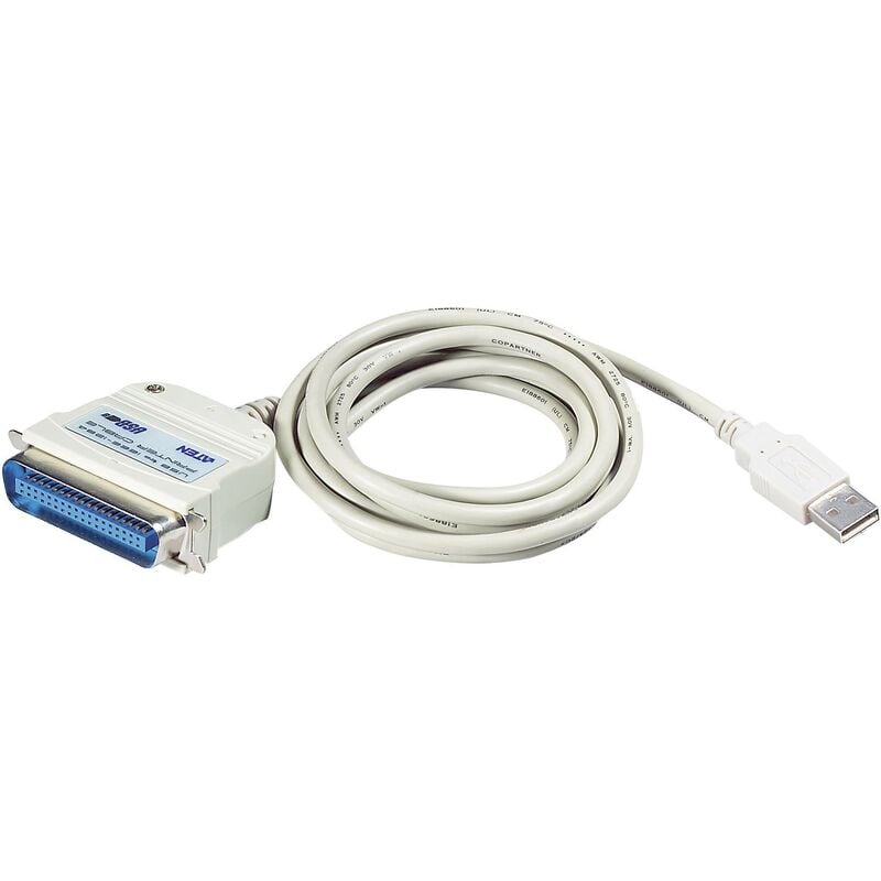 Câble Adaptateur de 1.80m USB vers 1 Port Parallèle pour Imprimante - Mâle  Mâle