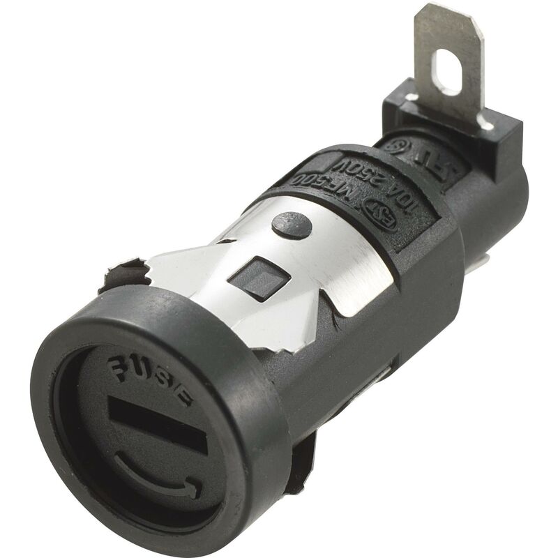 TRU COMPONENTS MF-500 Porte-fusible Adapté pour (fusibles) fusible 5 x 20 mm 10 A 250 V/AC 1 pc(s) S849581