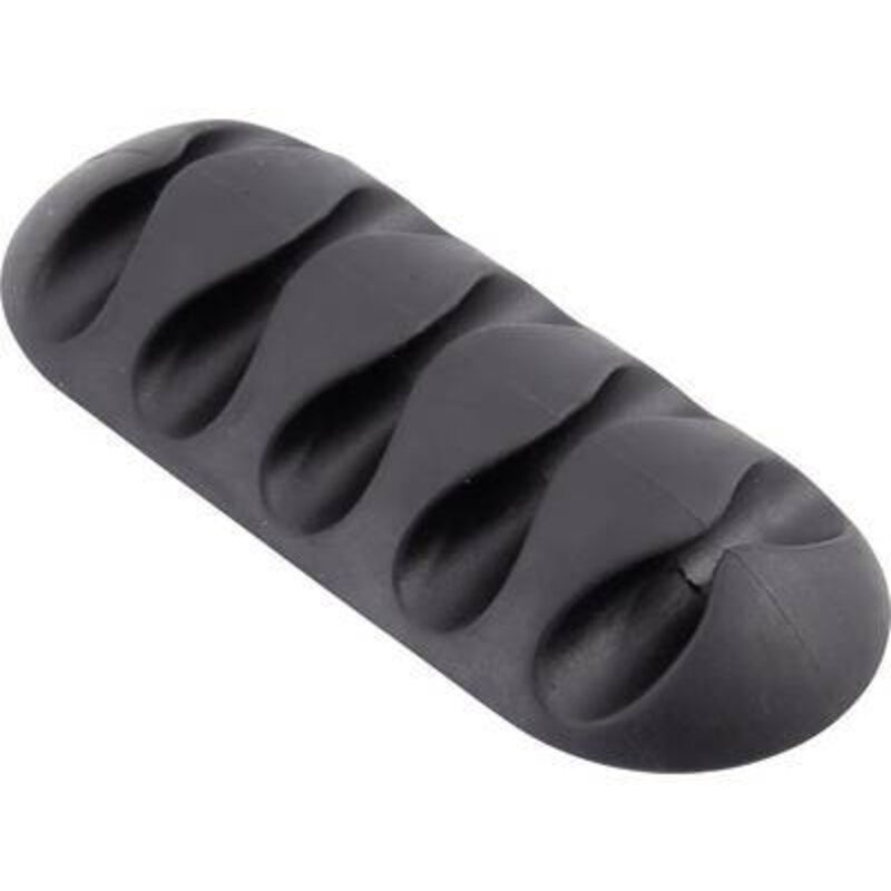 Support Câble Silicone Ours Autocollant - Clip Rangement Câbles Bureau - Chargeur, HDMI, USB - 6,9 Cm