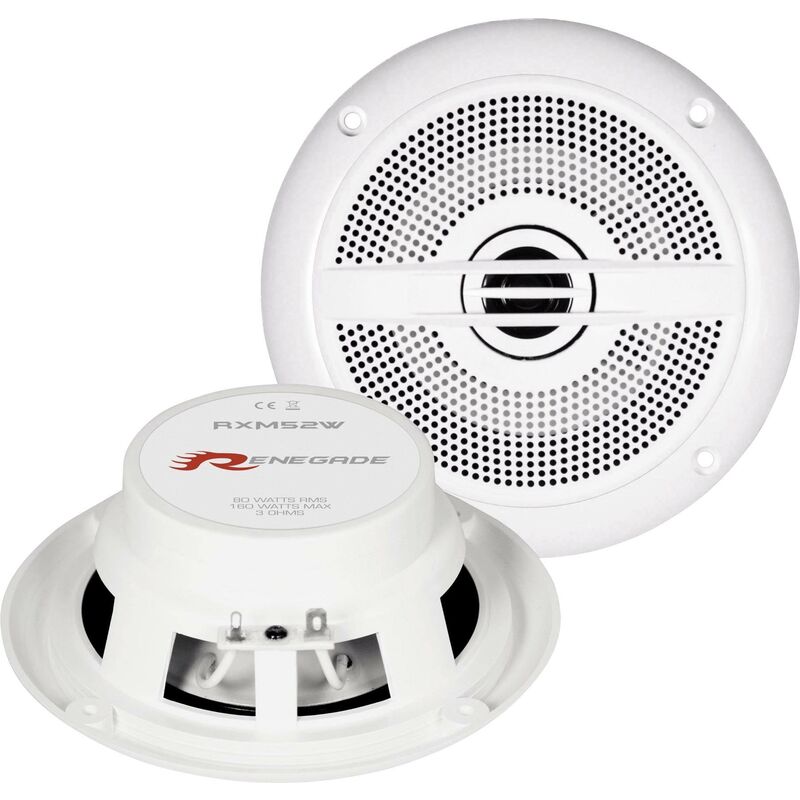 Renegade RXM52W Haut-parleur pour bateaux 160 W Contenu: 1 paire(s) Q702092