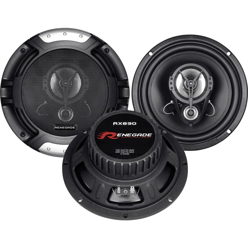 Renegade RX830 Haut-parleur triaxial 3 voies à encastrer 300 W Contenu: 1 pc(s) Q779132