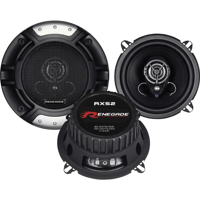 Renegade RX52 Haut-parleur coaxial 2 voies à encastrer 160 W Contenu: 1 paire(s) Q779152