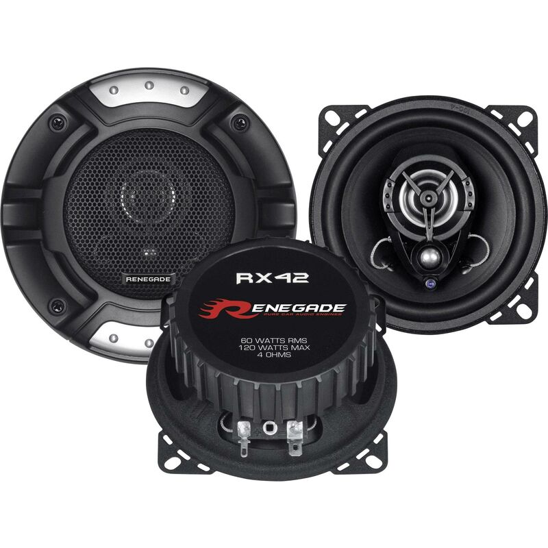 Renegade RX42 Haut-parleur coaxial 2 voies à encastrer 120 W Contenu: 1 paire(s) Q779322