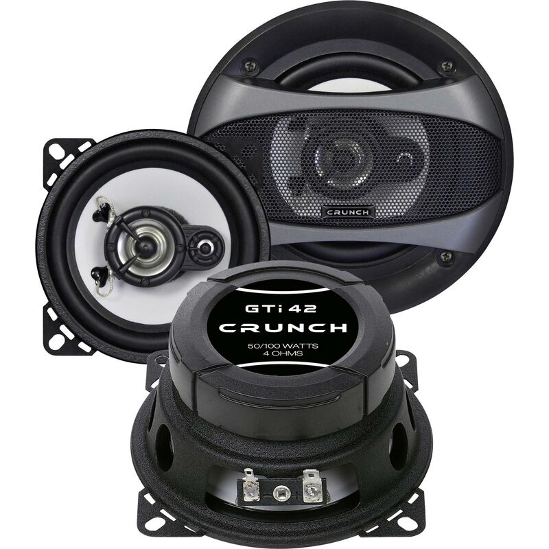 Crunch GTI-42 Haut-parleur triaxial 3 voies à encastrer 100 W Contenu: 1 paire(s) S485321