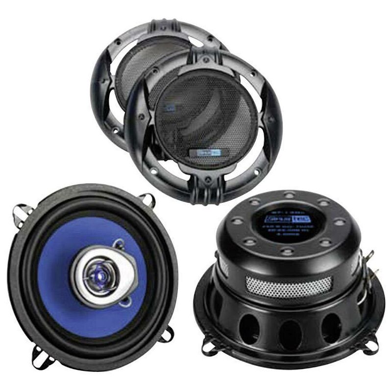 Haut-parleur coaxial 2 voies à encastrer 250 W Sinustec ST-130c Y42120