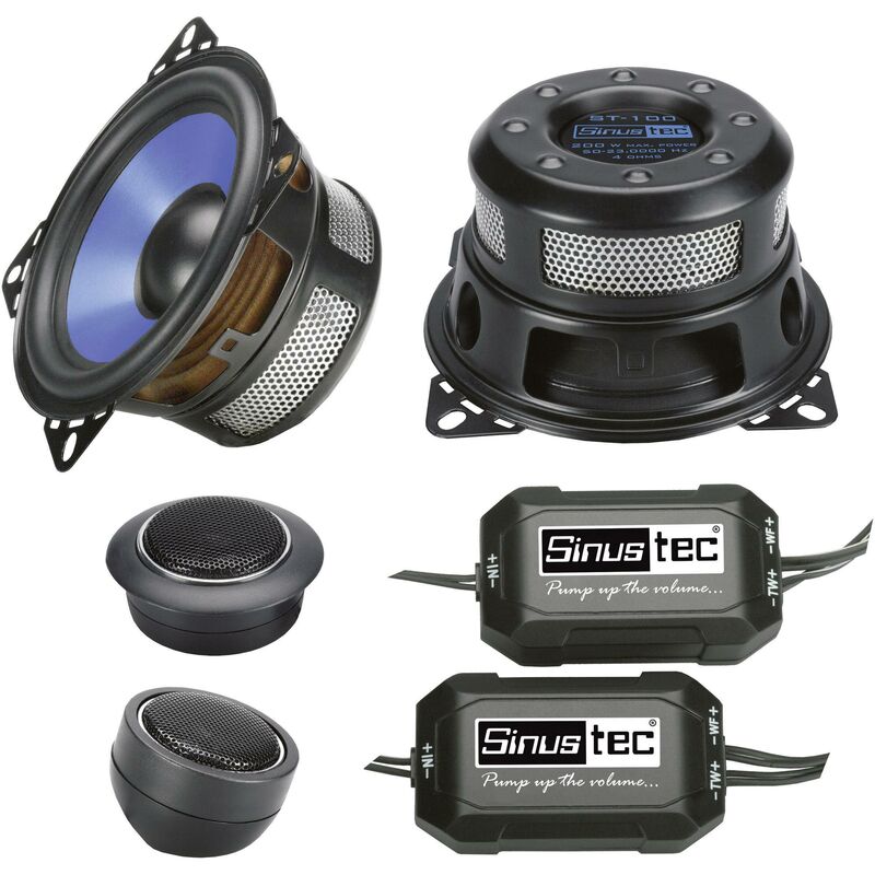 Set de haut-parleurs 2 voies à encastrer 200 W Sinustec ST-100 Y45056