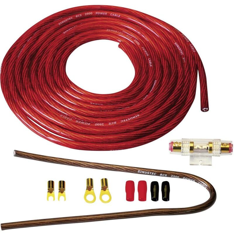 Set de connexion pour ampli HiFi auto Sinustec BCS-2500 Y46083