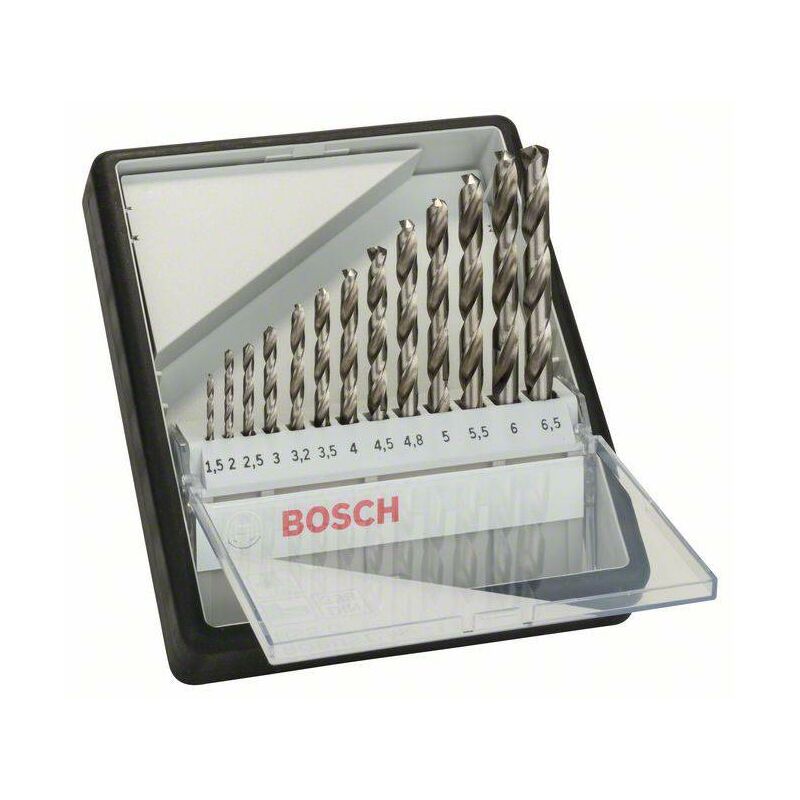 Bosch Professional Ensemble de 25 forets hélicoÏdaux HSS PointTeQ (pour  métal, ProBox, accessoires pour perceuses-visseuses)
