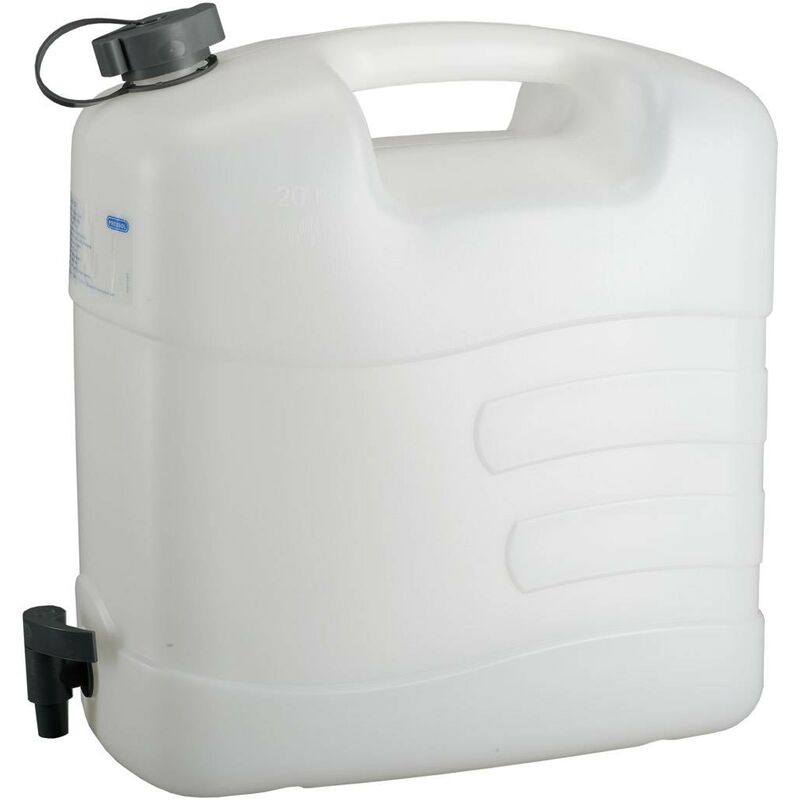 Jerrican alimentaire robinet bec verseur 20 L extra fort