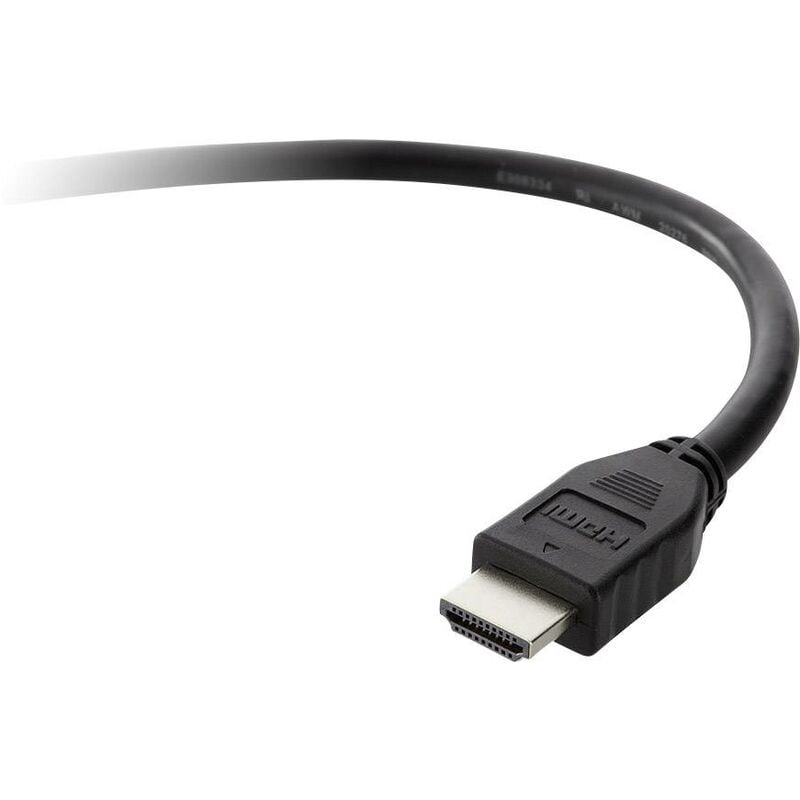 Vhbw Câble de rallonge HDMI 1m Fiche A vers prise A V2.0 Ultra HD