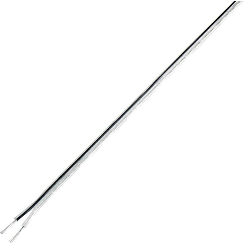 Câble Haut-parleur 2 X 4 Mm - 25 M, Cuivre CCA Transparent, Flexible, Pour Installation HiFi, Home Cinéma Ou Audio Voiture
