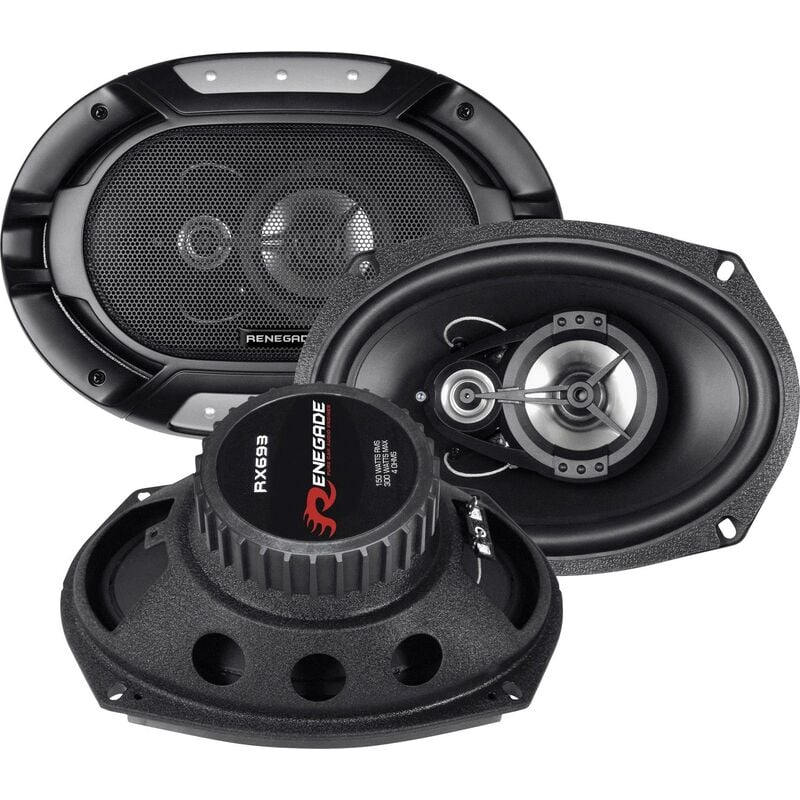 Renegade RX693 Haut-parleur triaxial 3 voies à encastrer 300 W Contenu: 1 paire(s) Q779162