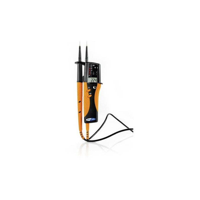 Testeur de tension à 2 pôles HT Instruments HT8 CAT III 690 V, CAT IV 600 V Acoustique, Bargraphe, LCD, LED Q482642