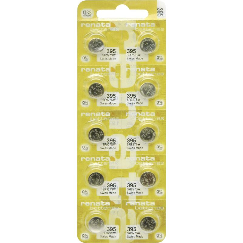 Pile bouton 395 oxyde d'argent Renata 55 mAh 1.55 V 10 pc(s) Q042362