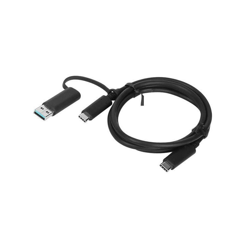 Câble répartiteur en Y USB 2.0 A mâle vers double USB-C mâle 0.5/1M gr