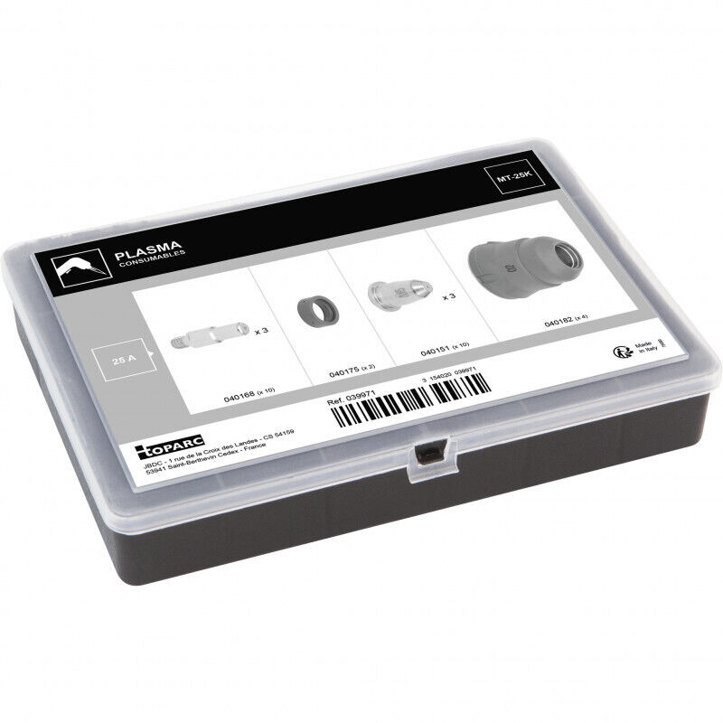 KIT CONSOMMABLE TORCHE Coupe-plasma Pour S25 S45 13 Pièces Embouts