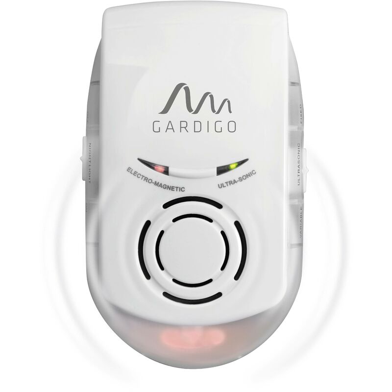 GARDIGO® Répulsif Anti Souris, Rat, et Rongeurs Mobile - Dispositif Anti  Souris Ultrason à Piles - LED Intégrée - Portée jusqu'à 30 m² - Anti  Fourmis