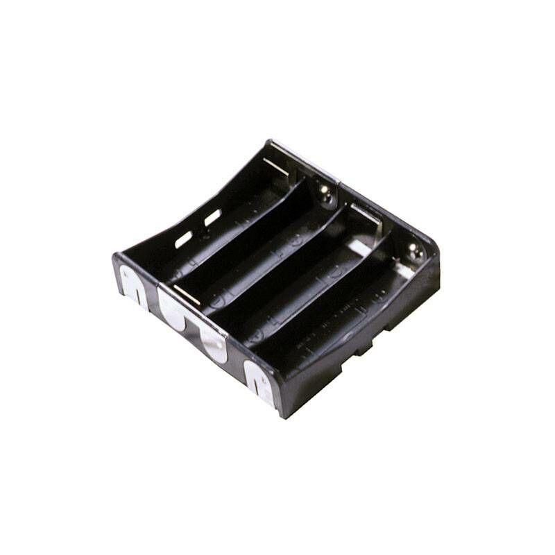 Support de pile 4x LR6 (AA) MPD BA4AAPC raccordement à souder (L x l x H) 63 x 58 x 16 mm 1 pc(s) Y168302