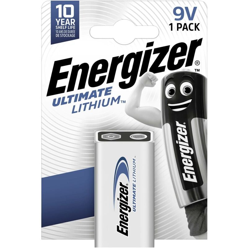Energizer Ultimate 6LR61 Pile 6LR61 (9V) lithium 9 V 1 pc(s) X37116