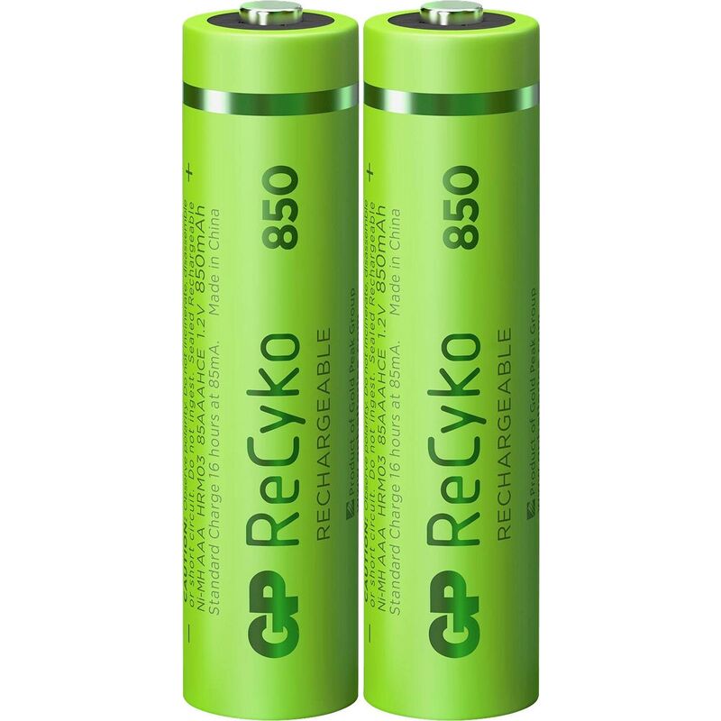 GP Lot 4 piles rechargeables 1.2V - Technologie NiMh - Capacité