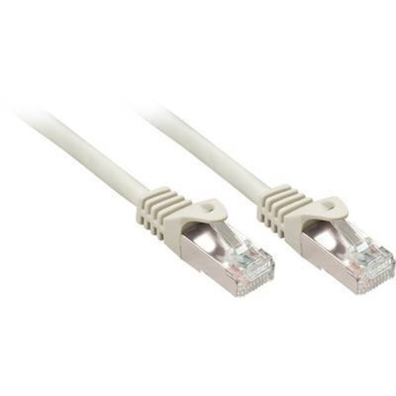 CONNECT 0,15 m Rame/Alluminio RJ45 Cat.6 F/UTP Cavo Patch, Colore: Grigio